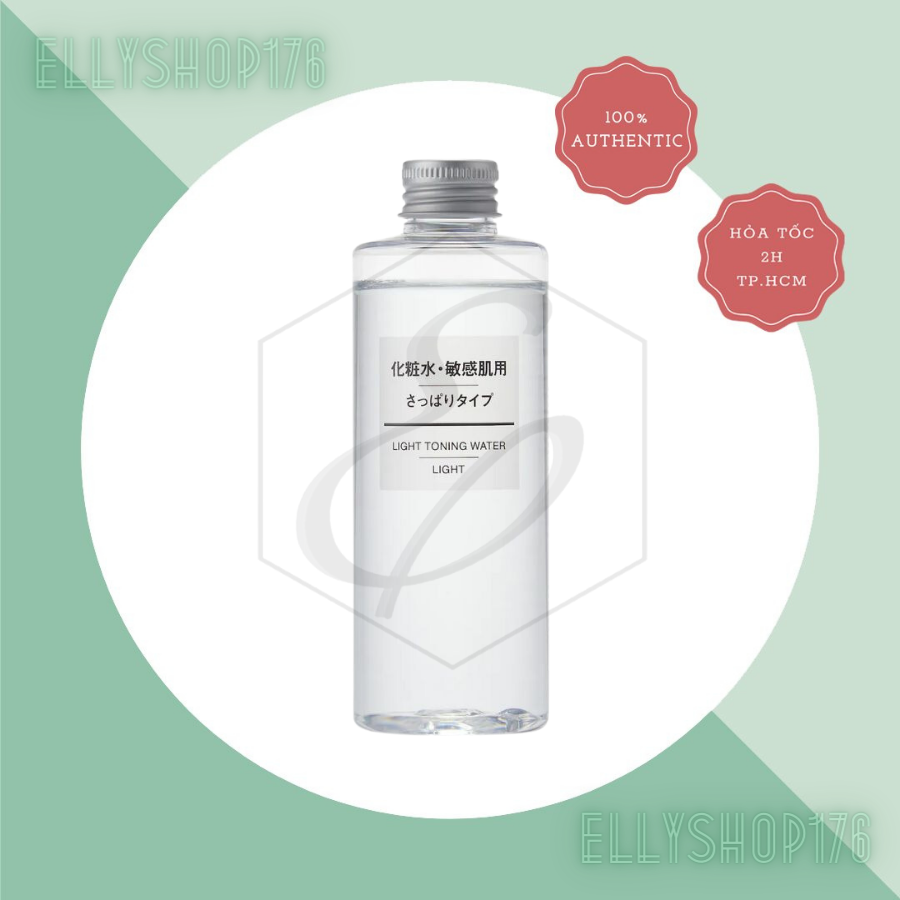 Nước hoa hồng dành cho da dầu Muji Light Toning Water Light 200ml